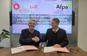 Partenariat entre Valobat et l'Afpa pour renforcer l’économie circulaire dans les métiers du bâtimen.