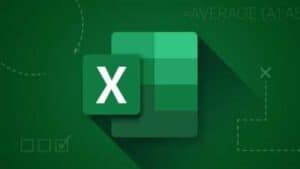 Excel logo sur fond vert, représentant la gestion de données et l’analyse.